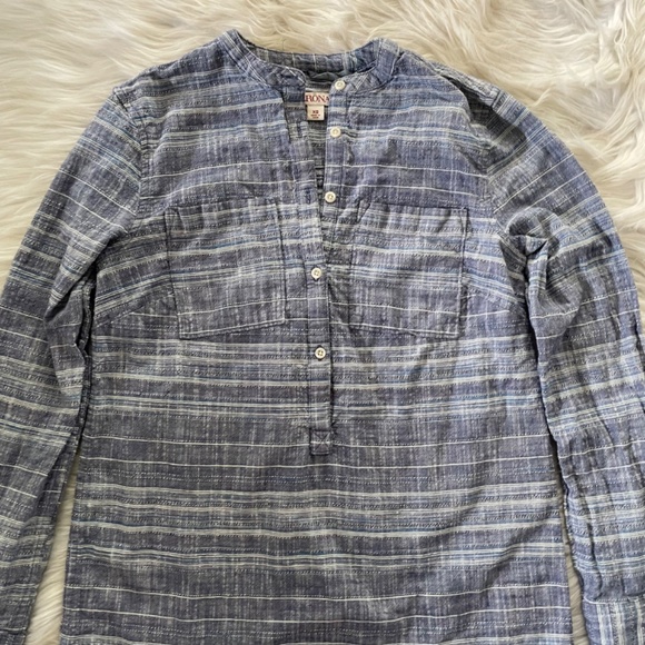 Merona Blue Striped Swim Coverup - Picture 4 of 10